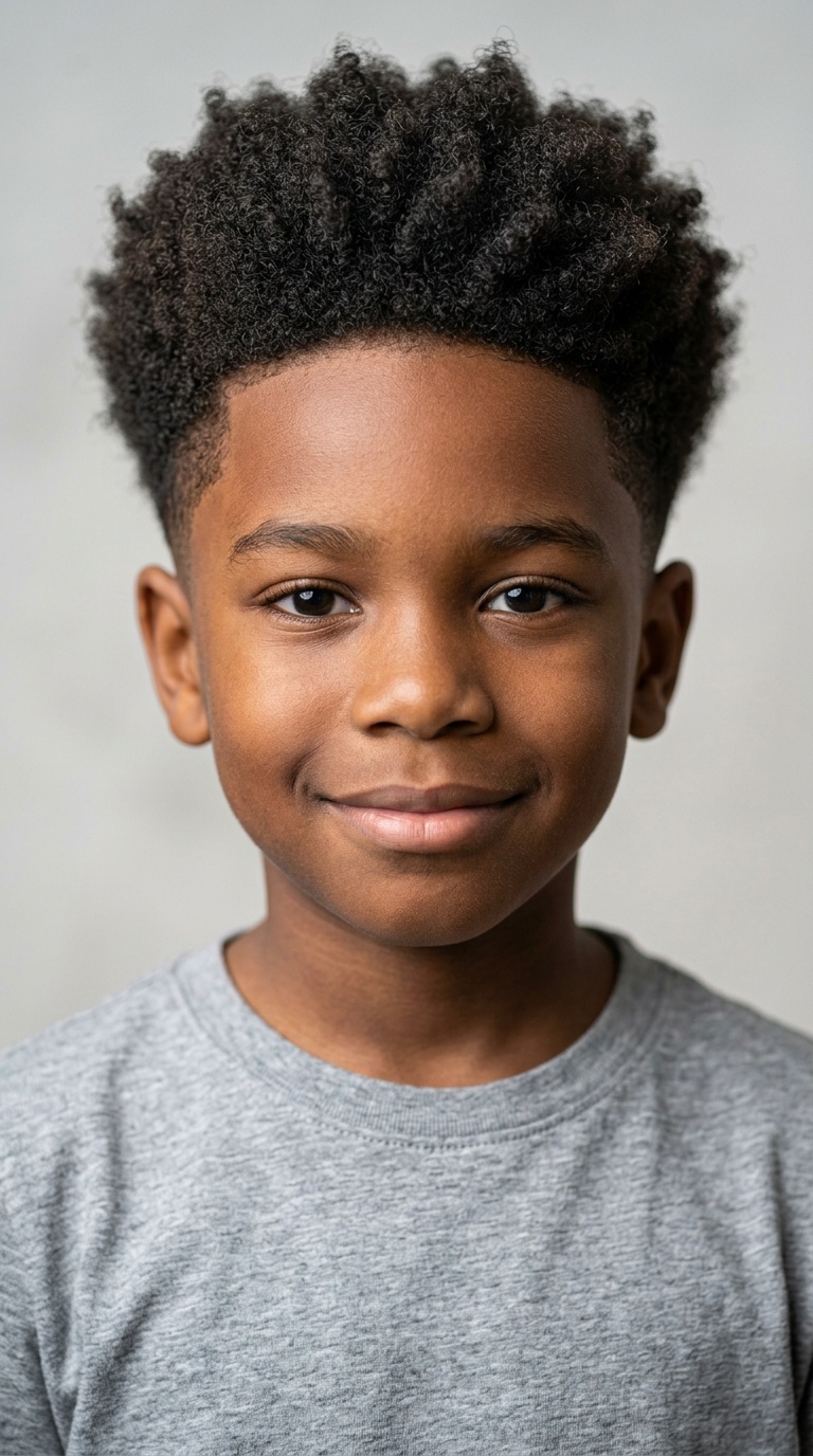 Natural Tapered Afro