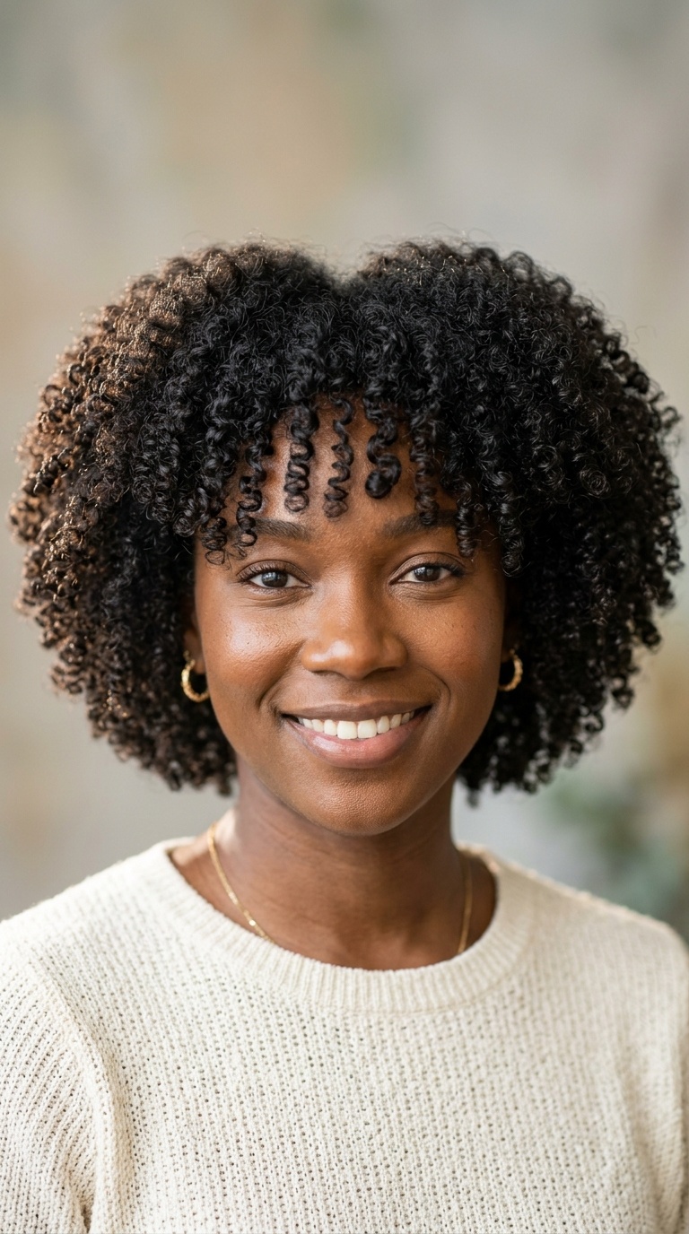 Natural Texture Afro-Bob