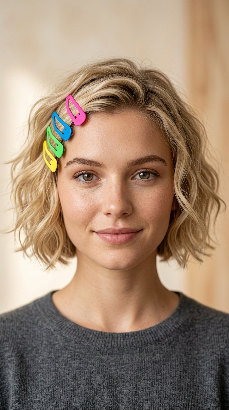 Neon Pop Snap Clips