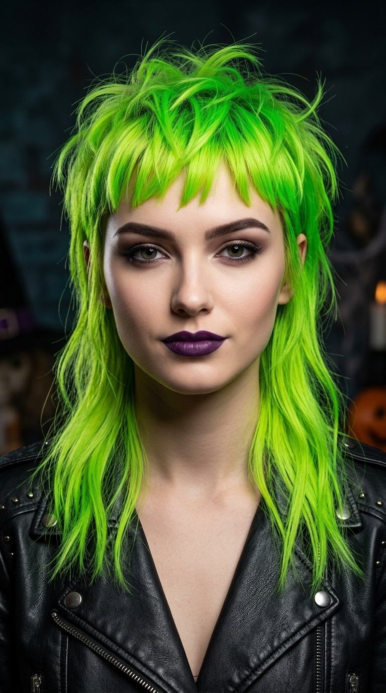 Neon Slime Mullet