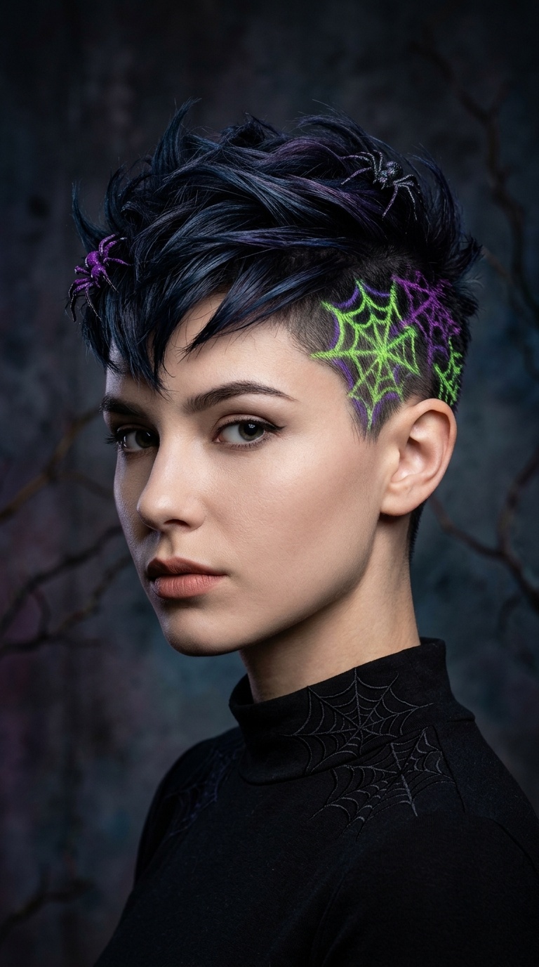 Neon Web Undercut