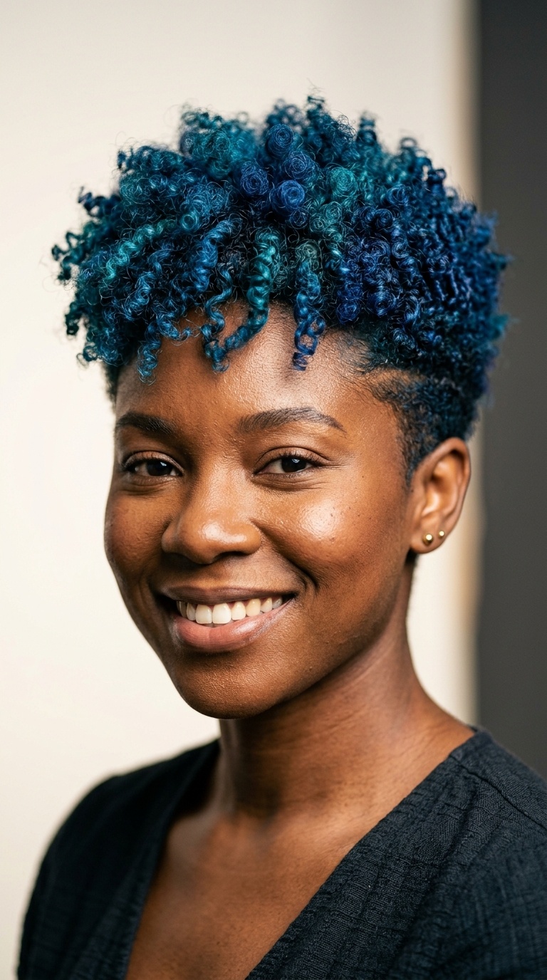 Ocean Blue Tapered Natural Cut