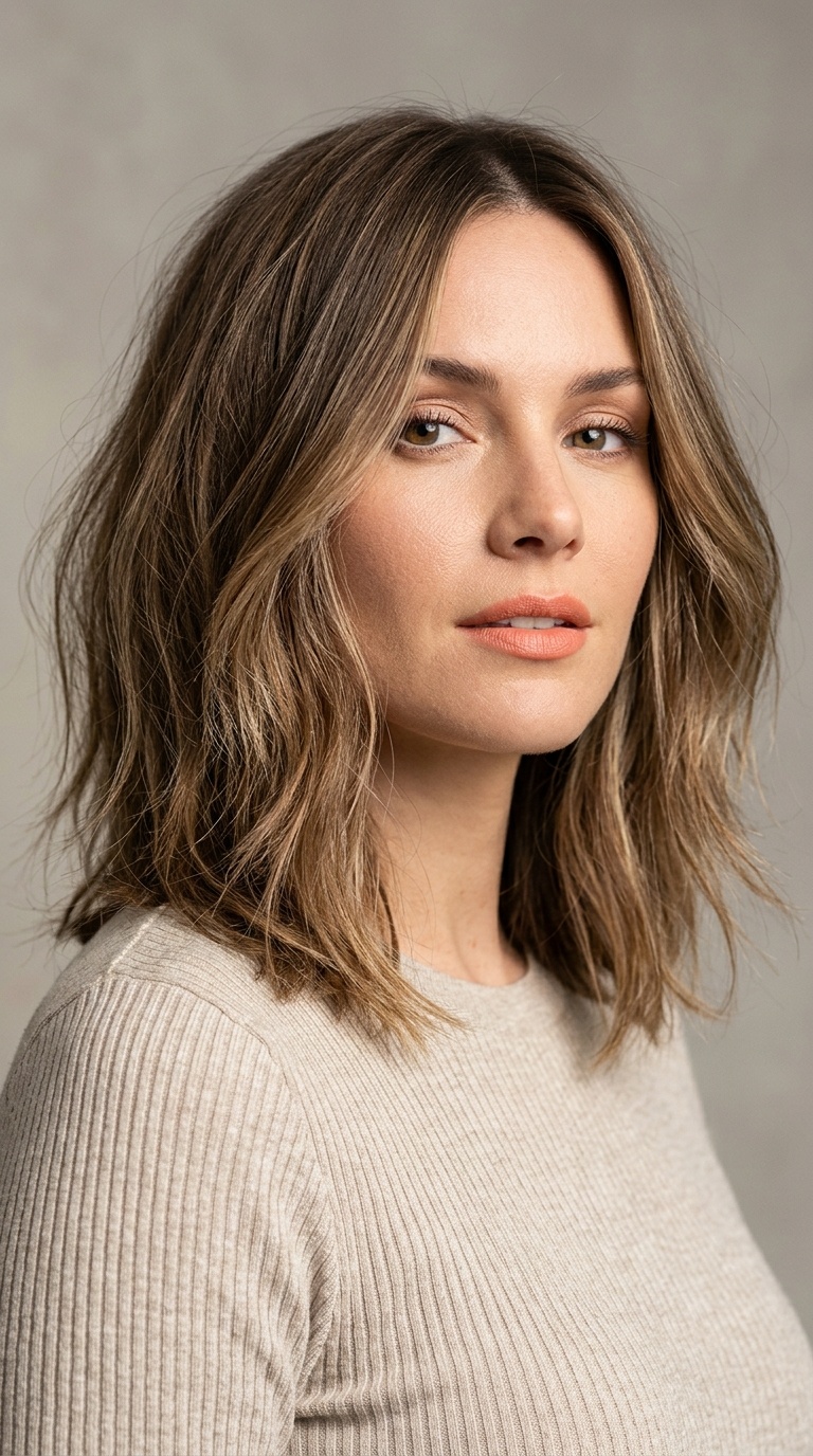 Off-Center Parted Lob