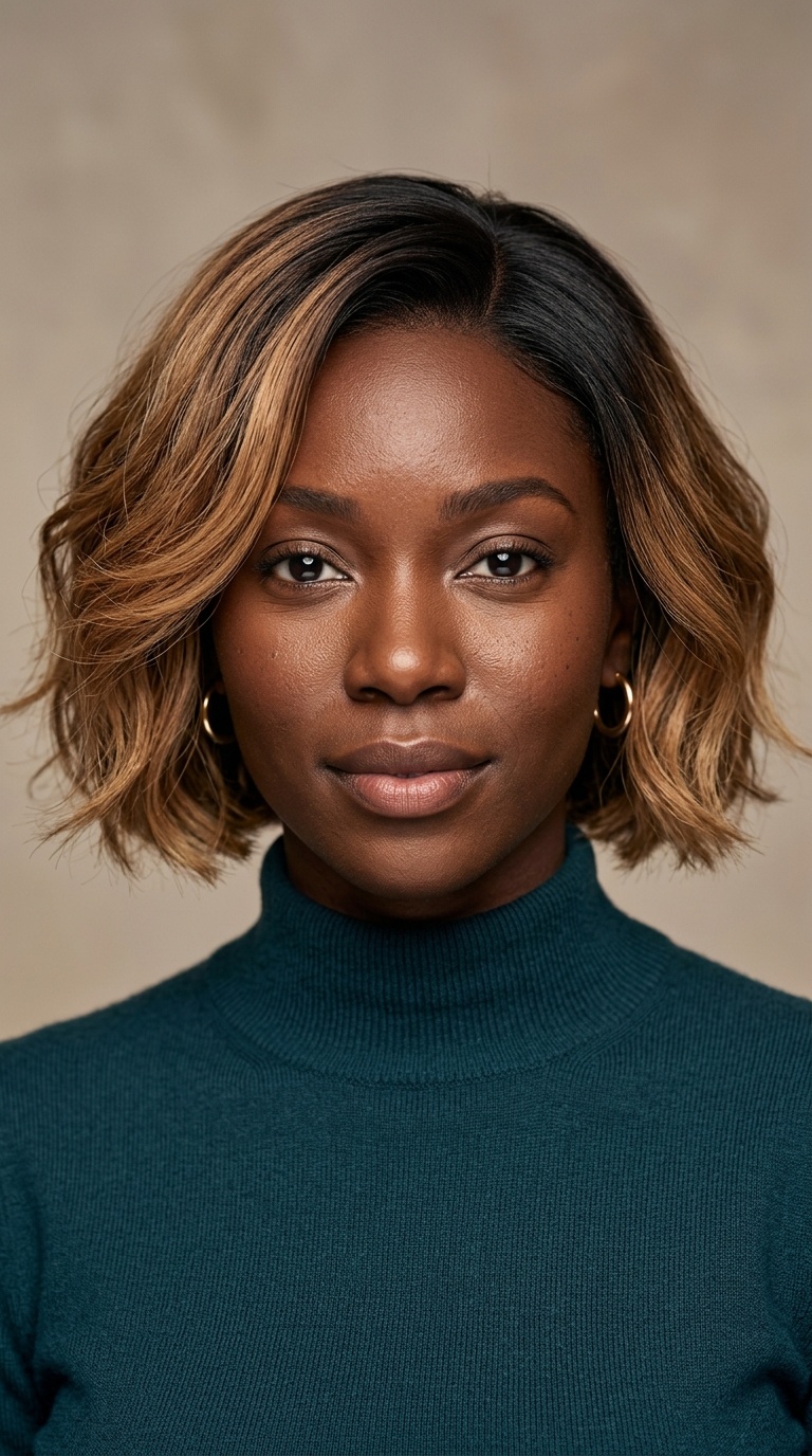 Ombre Caramel Bob