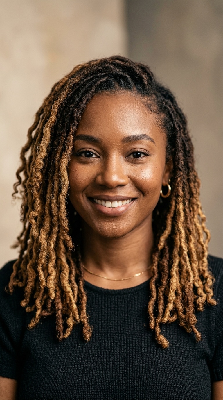 Ombre Honey Blonde Locs