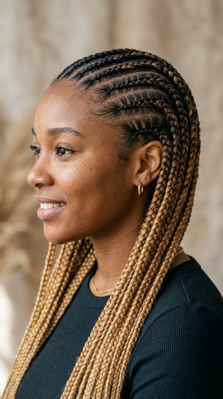 Ombre Stitch Braids