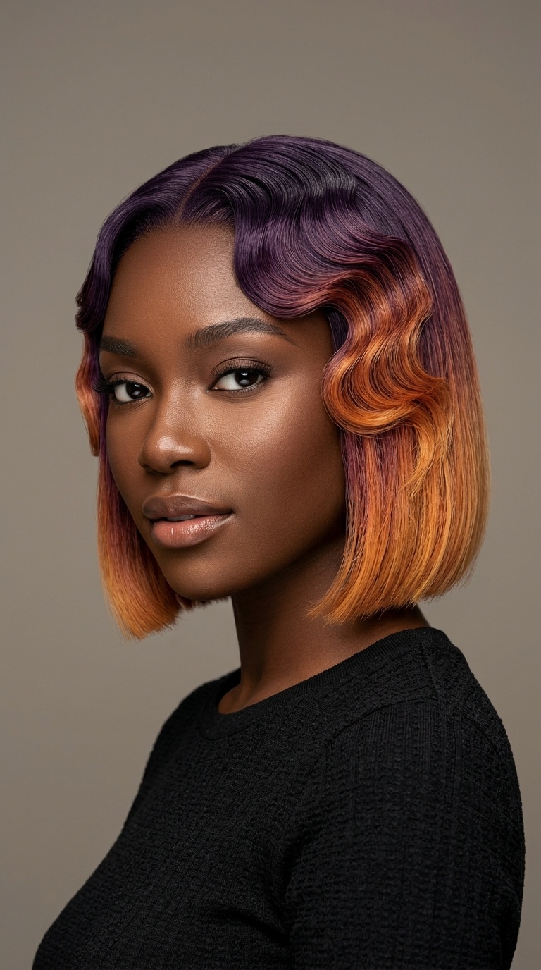 Ombre Sunset Bob