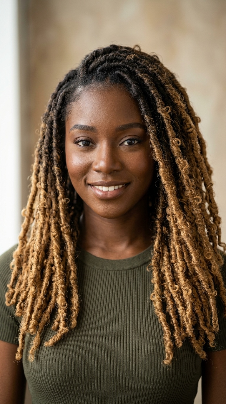 Ombre Textured Locs