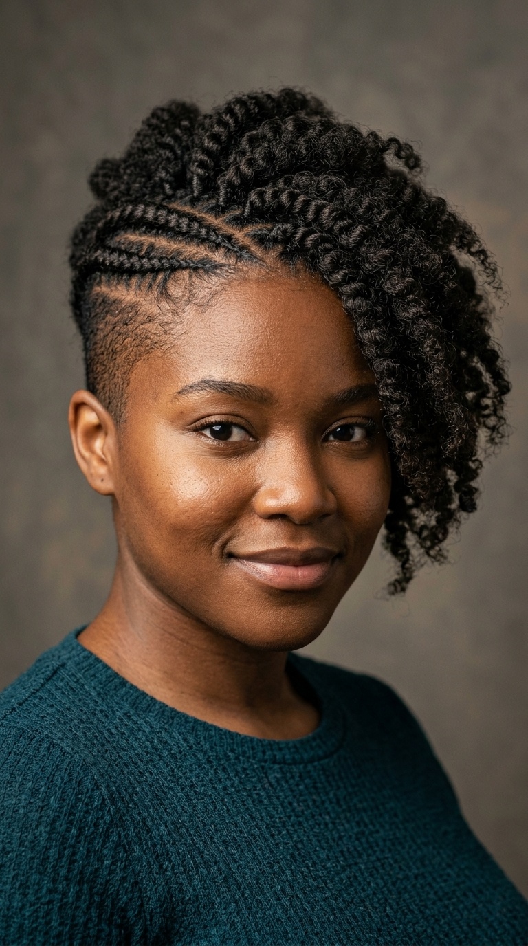 One-Sided Braided Undercut
