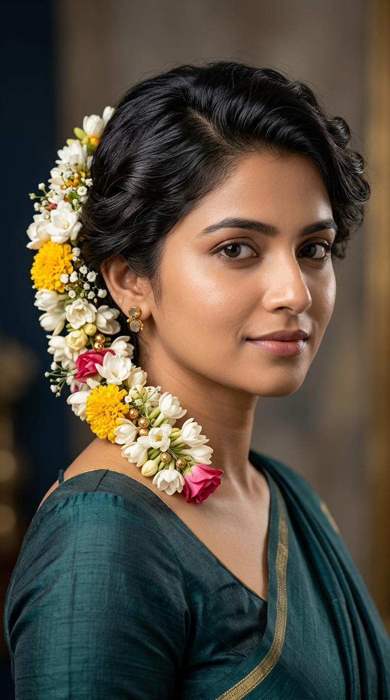 One-Sided Floral Cascade
