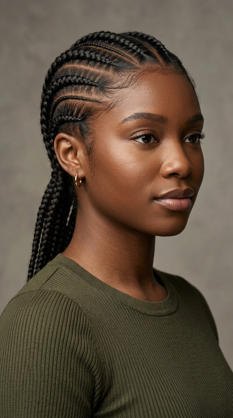 Orbital Stitch Cornrows
