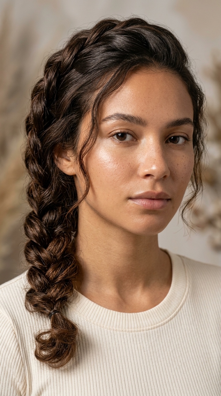 Overnight Plait with Serum