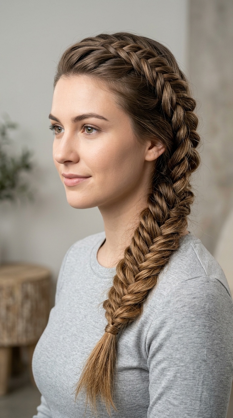 Pancaked Fishtail Braid