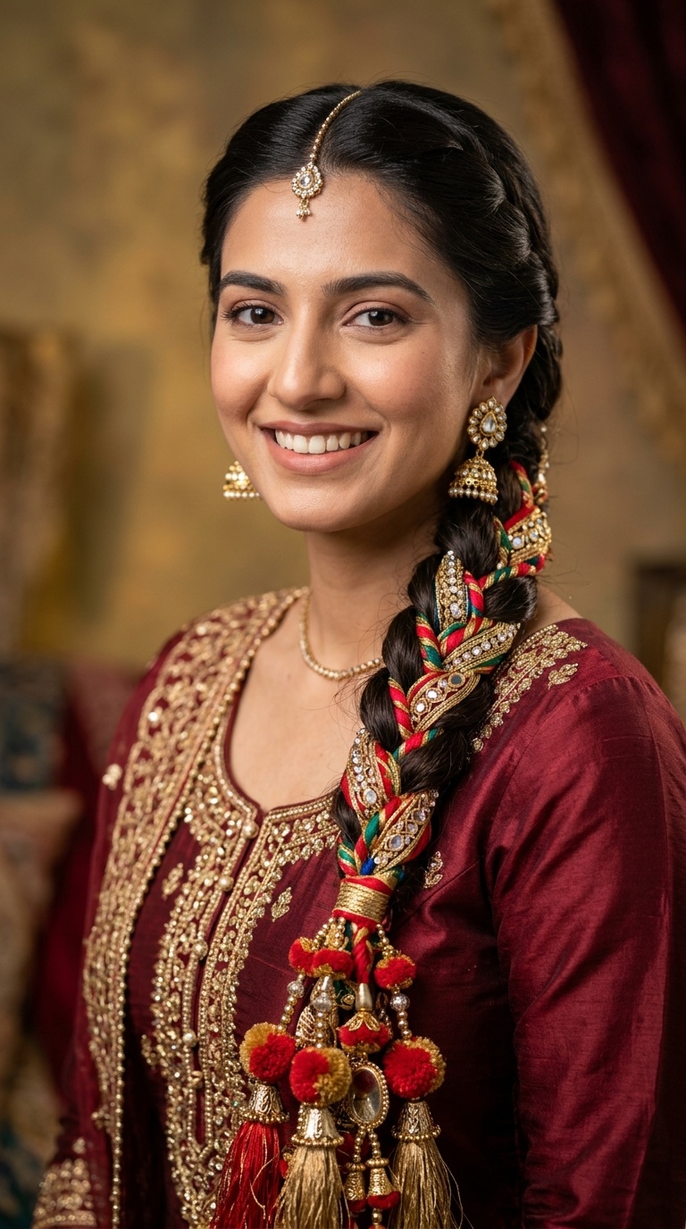 Parandi-Infused Punjabi Braid
