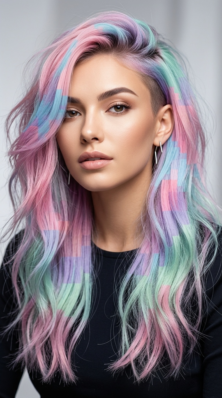 Pastel Pixel Art Coloration