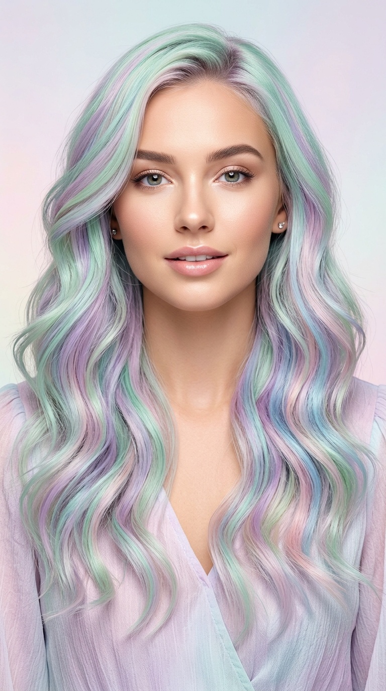 Pastel Tinted Waves