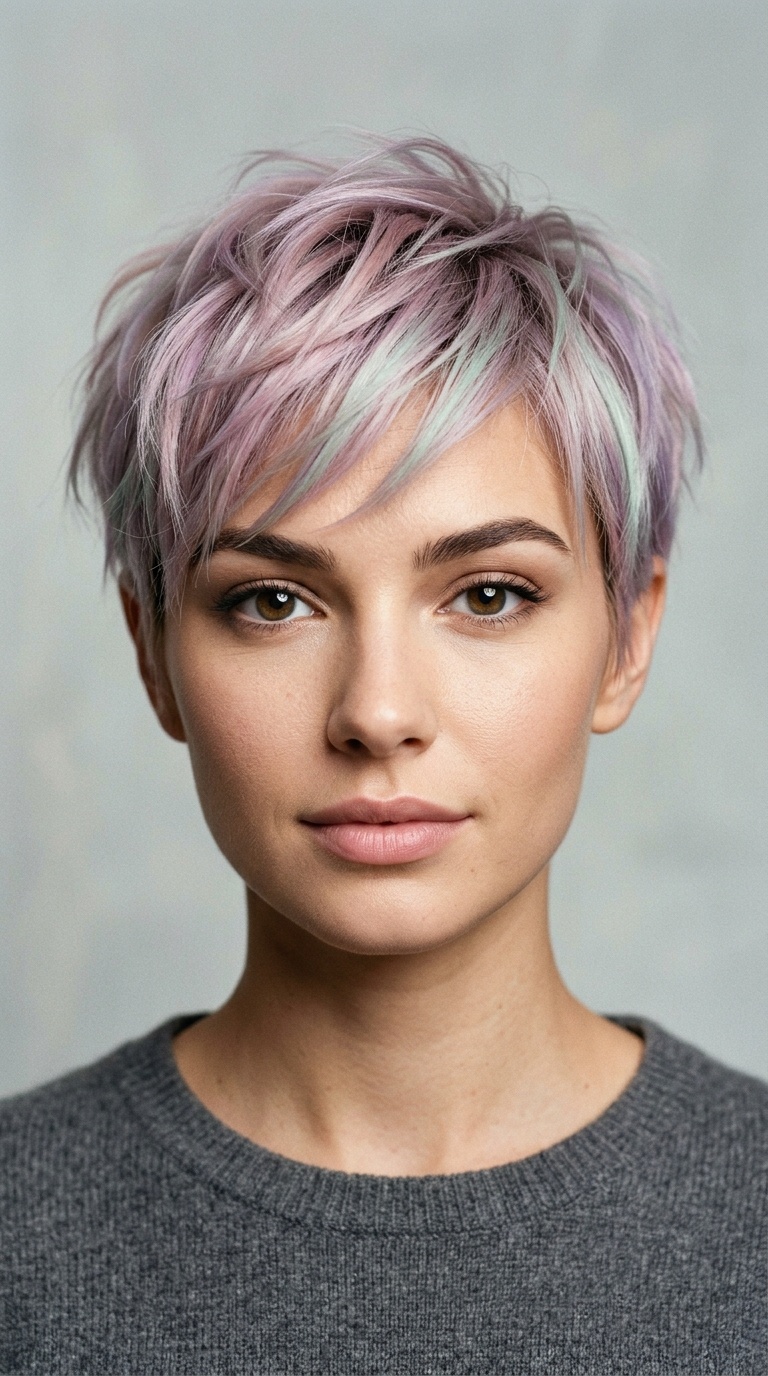 Pastel Toned Piecey Pixie