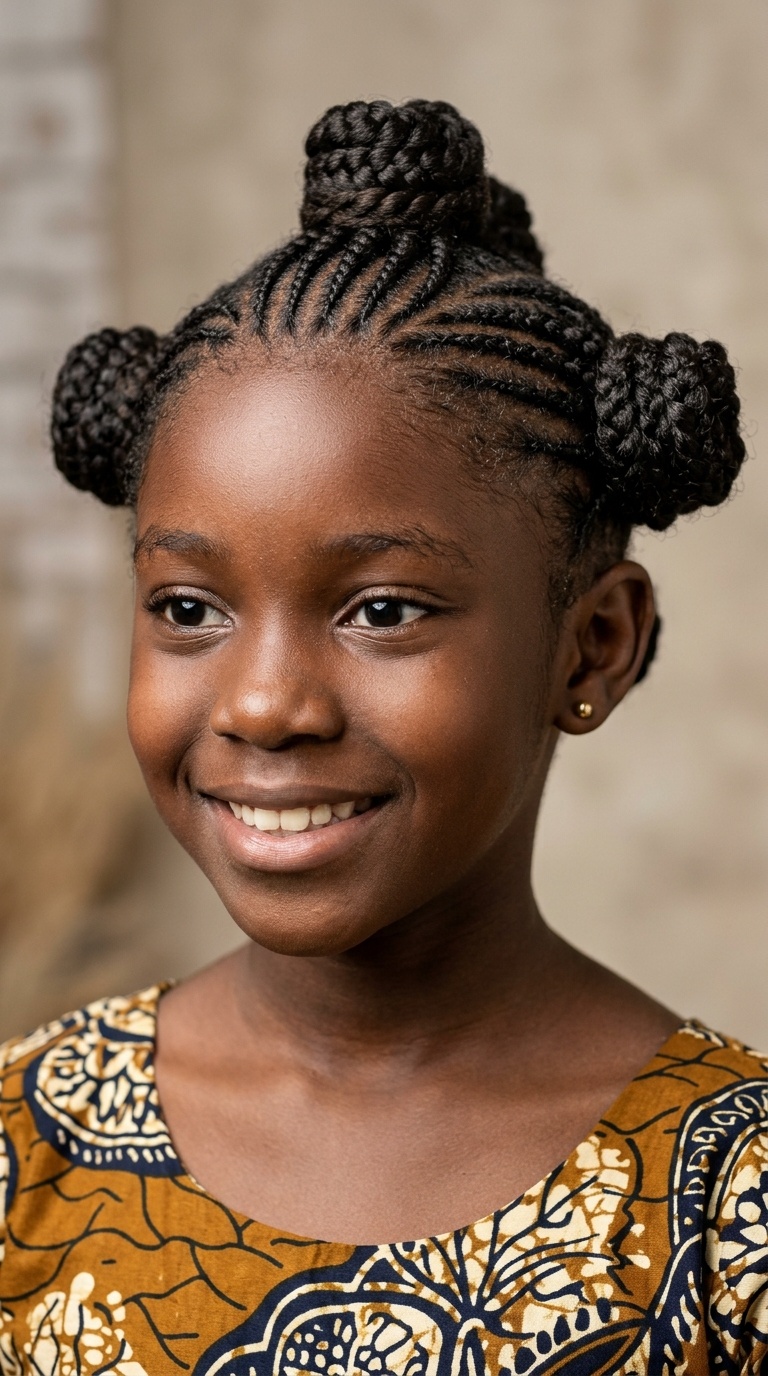 Patewo with Front Cornrows