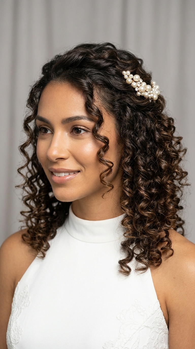 Pearl-Accented Spirals