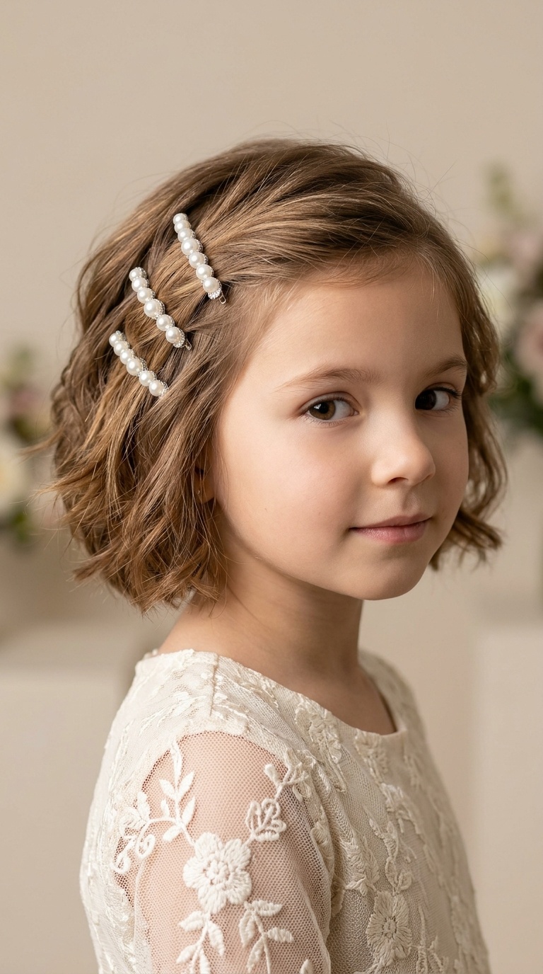 Pearl Embellished Bobby Pins