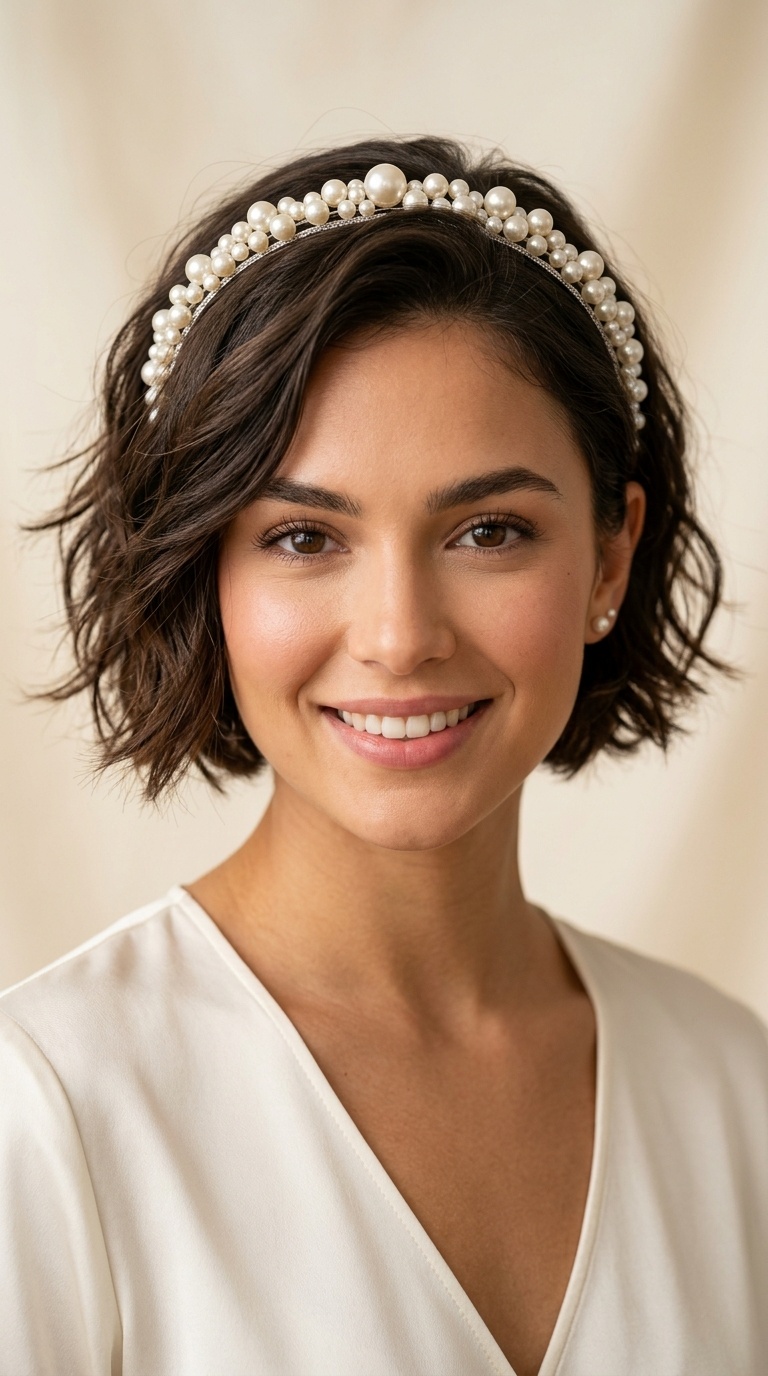 Pearl-Encrusted Bob