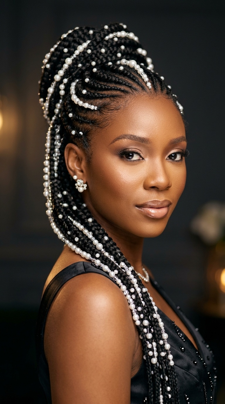 Pearl-Encrusted Braids