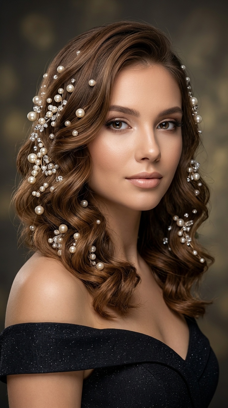 Pearl-Encrusted Waves