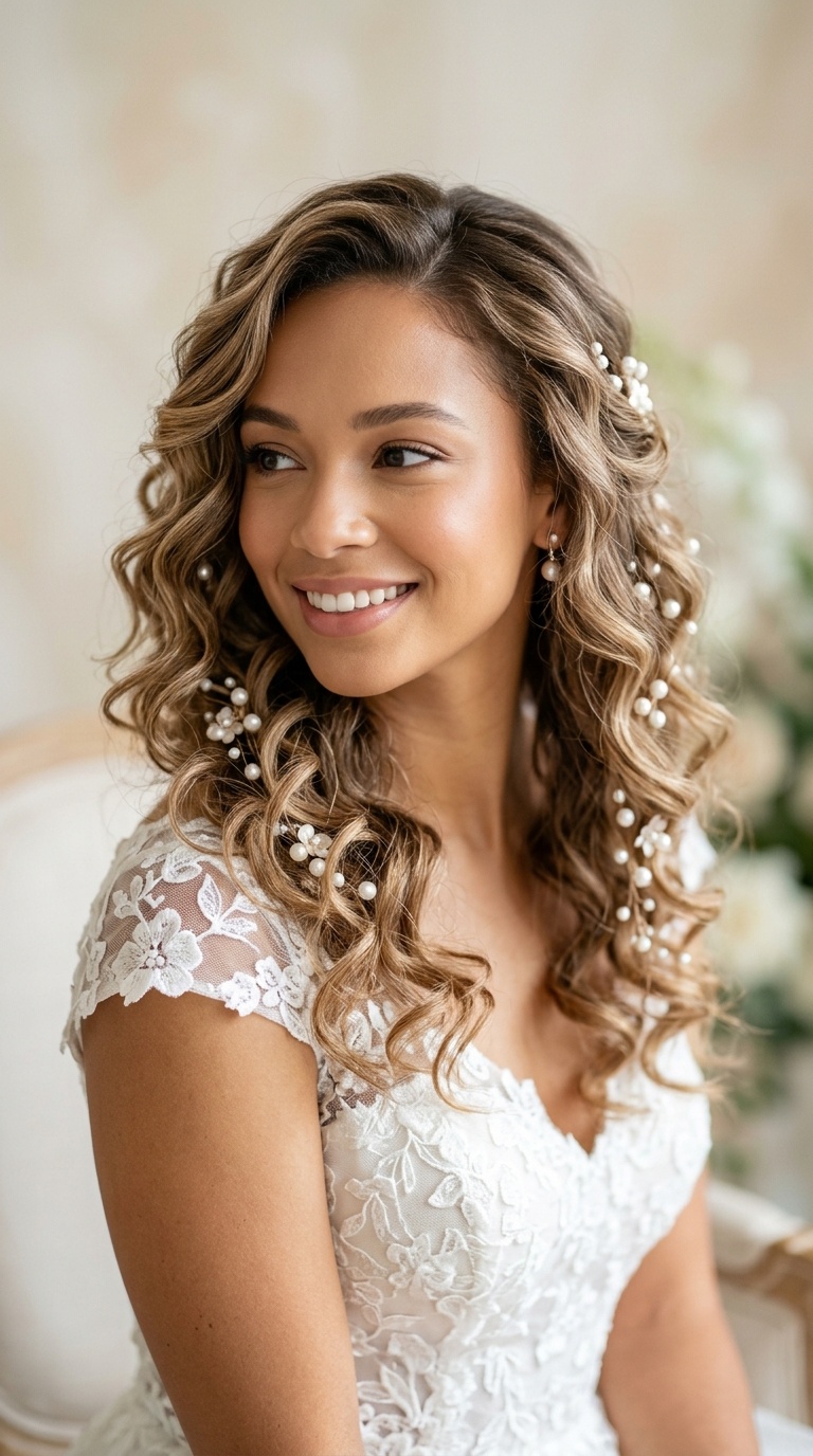 Pearled Loose Curls