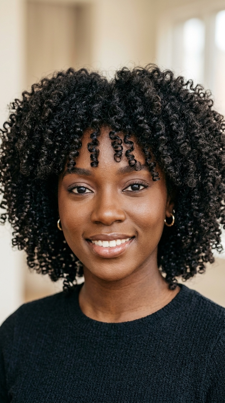 Perm Rod Set on Natural Hair