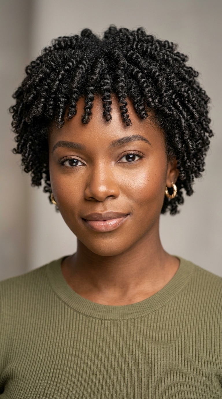 Perm Rod Set on Short Hair