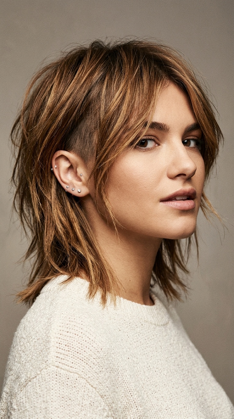 Piecey Undercut with Surface Texture