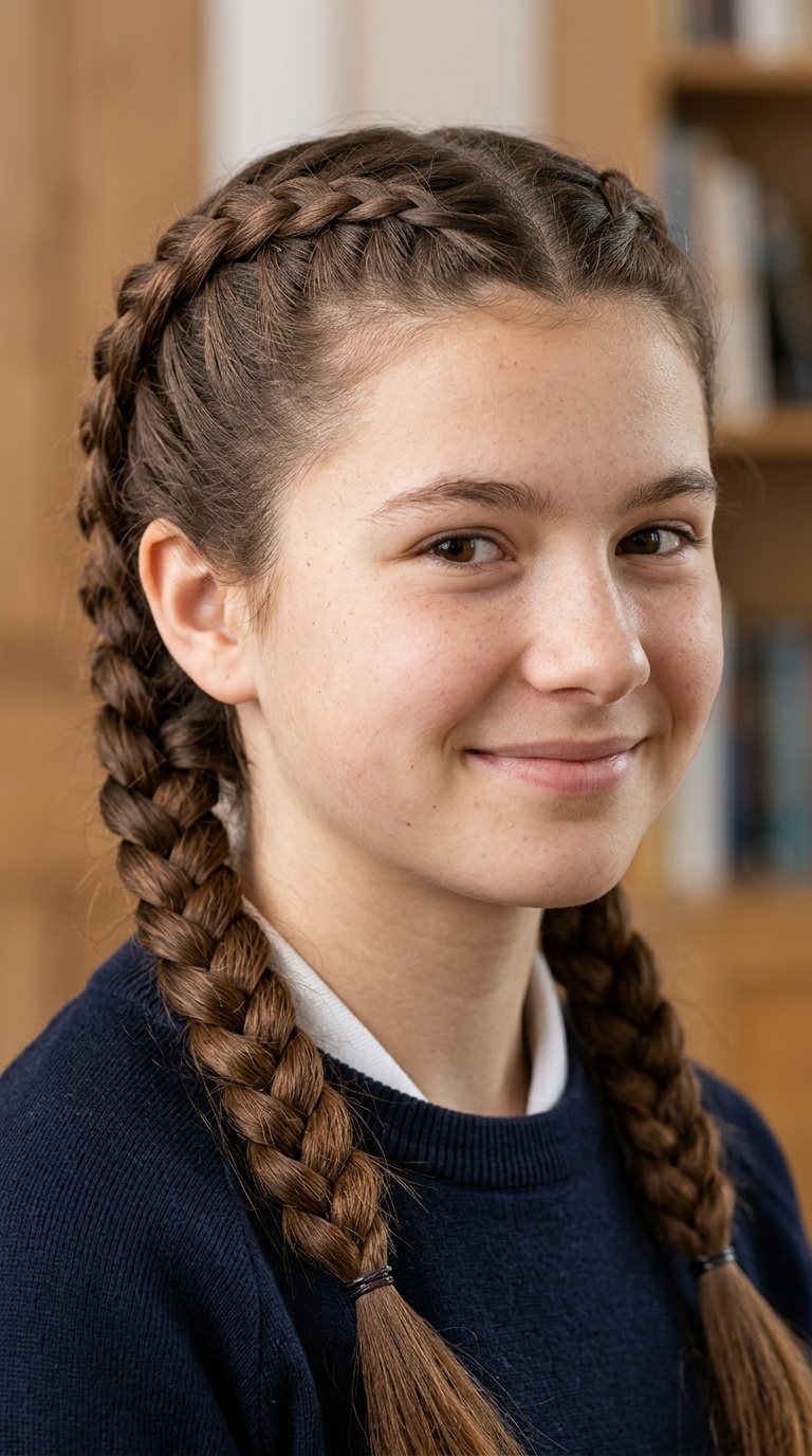 Pigtail Dutch Braids