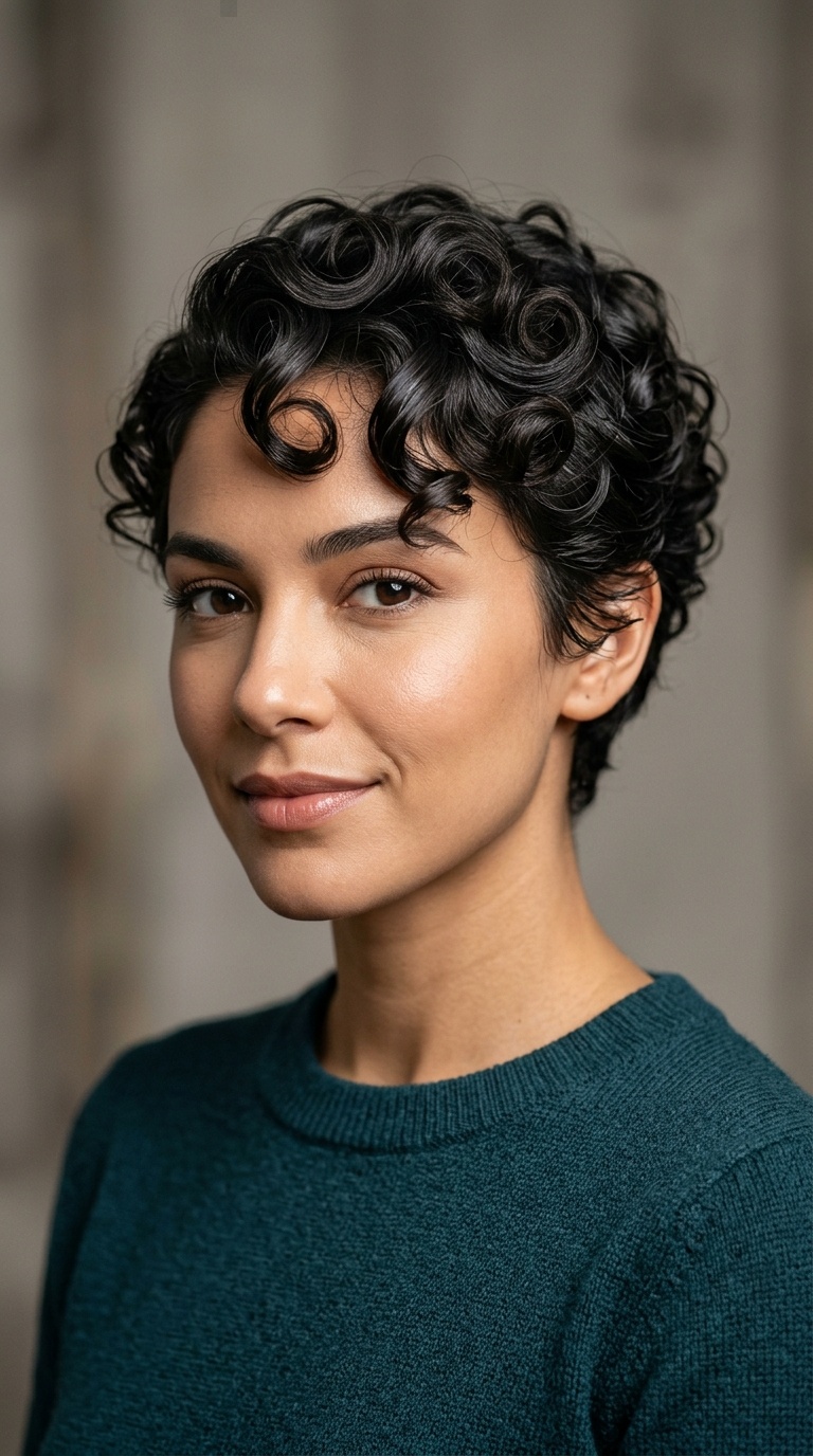 Pin Curl Perm for Vintage Pixies