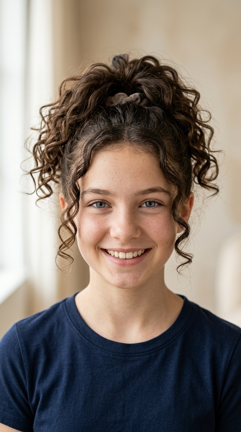 Pineapple Bun Curls