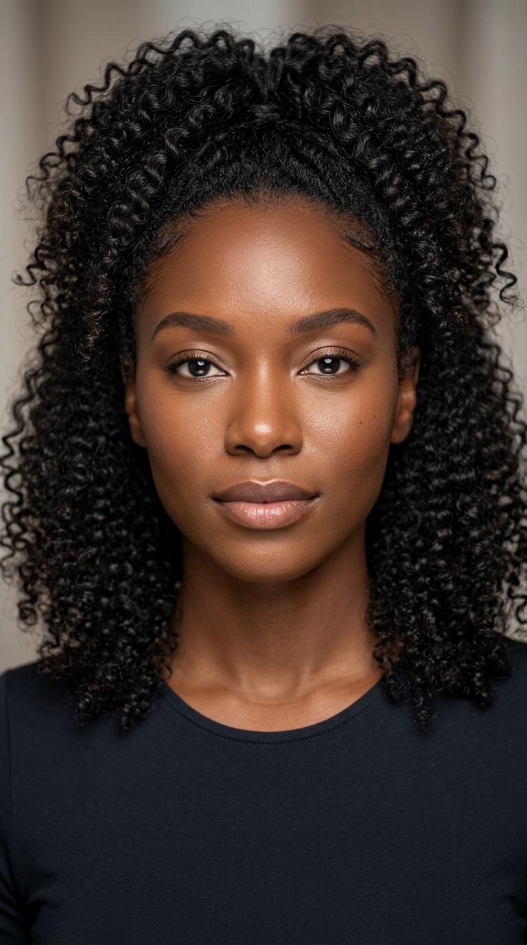 Pineapple Up-Down with Kinky Curly