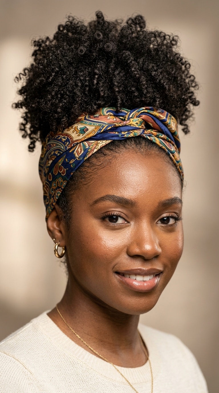 Pineapple with a Silk Scarf