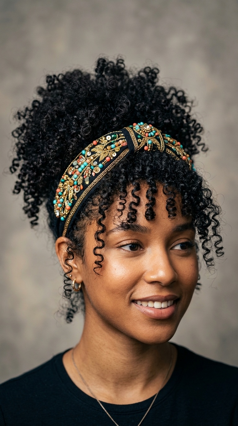 Pineapple with a Statement Headband