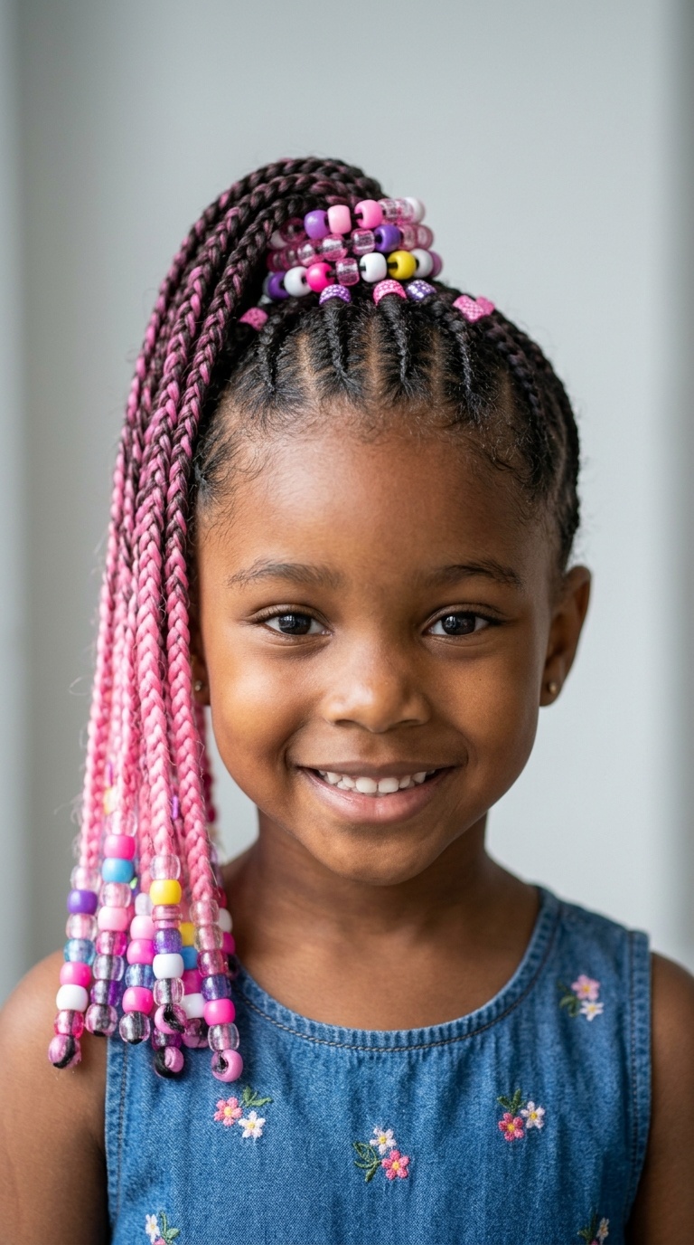 Pink Ombre Ponytail