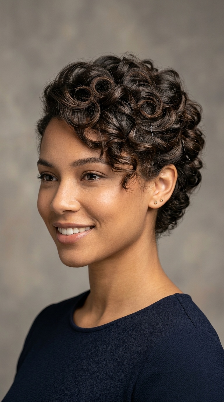 Pinned-Up Petal Curls
