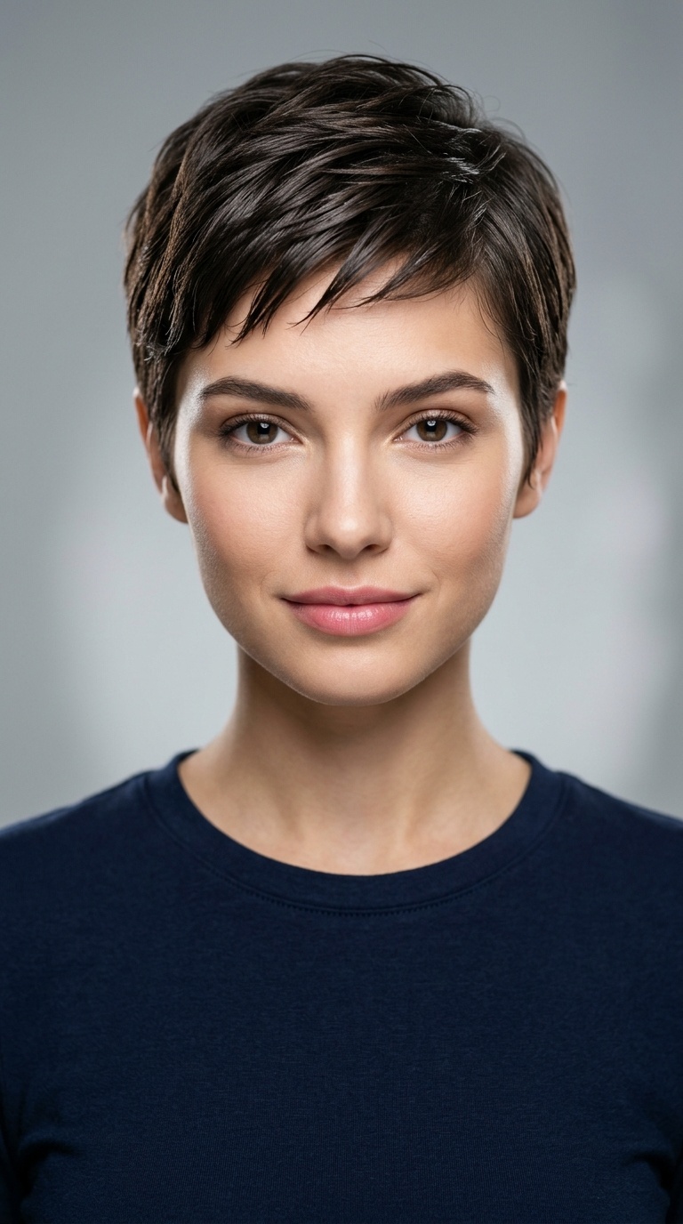 Pixie Cut with Styling Gel
