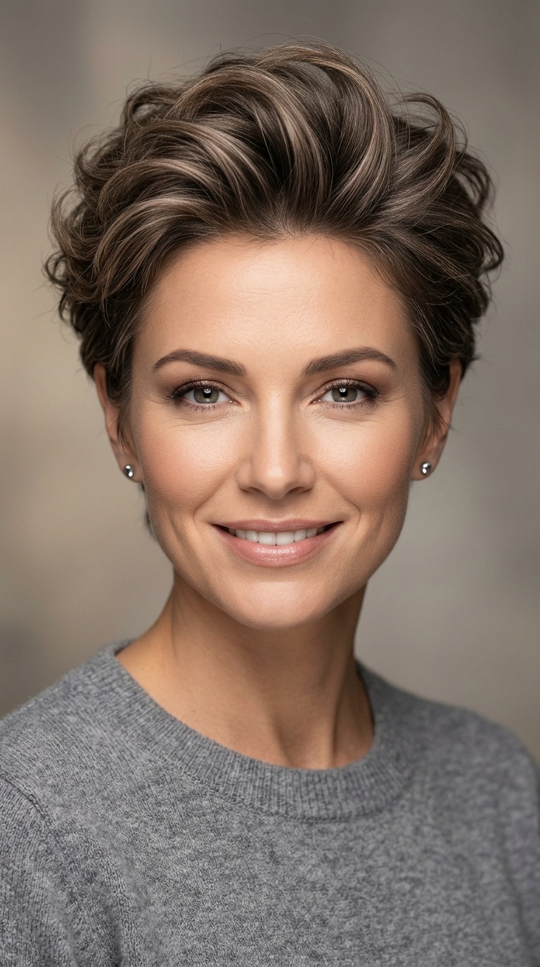 Pixie Cut with Volume