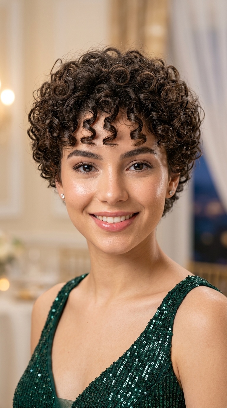 Pixie with Defined Ringlets
