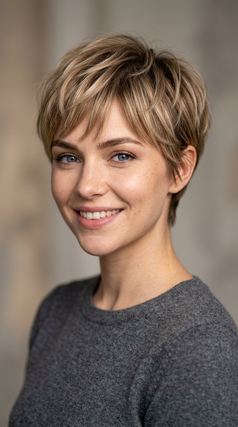 Pixie with Feathered Layers