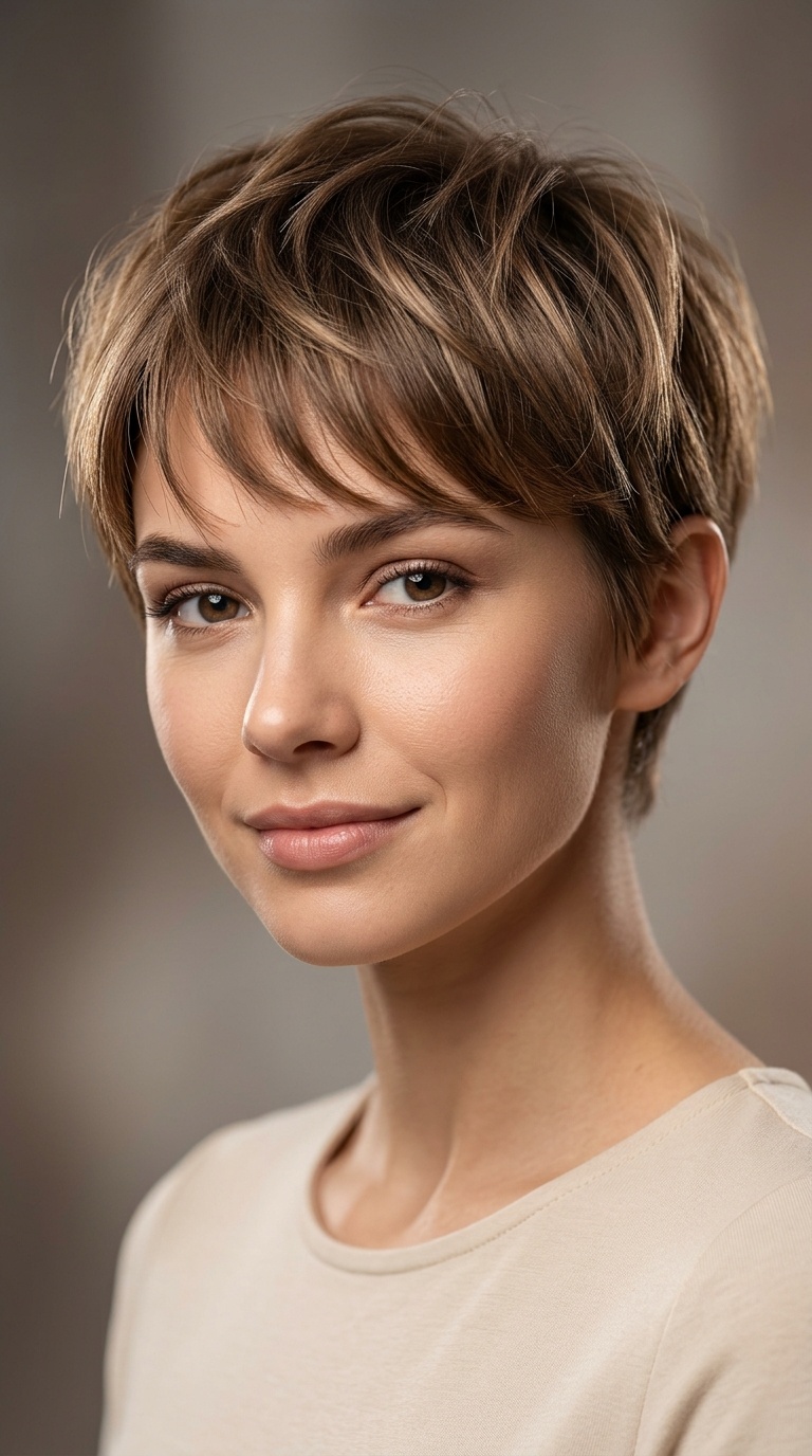 Pixie with Soft Fringe