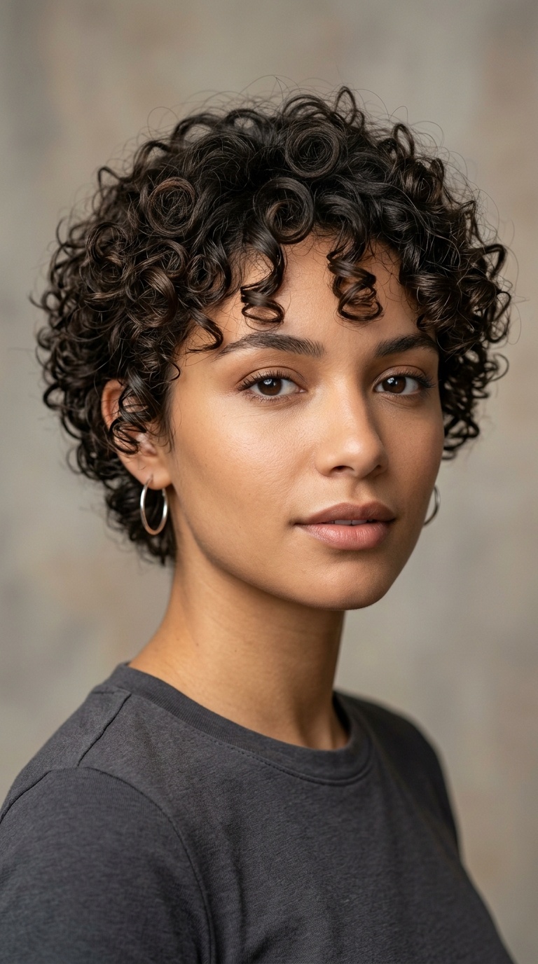 Pixie with Tight Ringlets