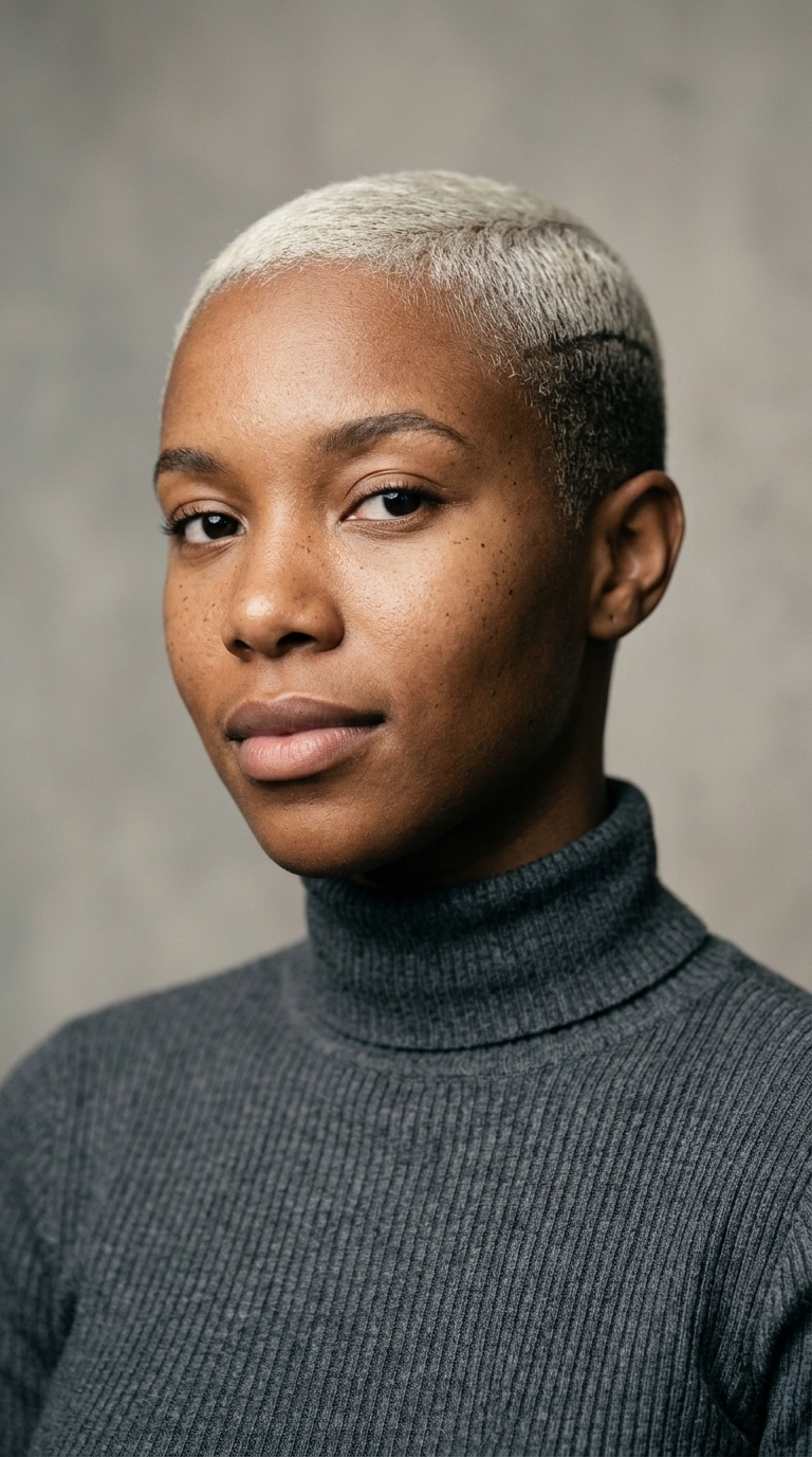 Platinum Blonde Buzz Taper