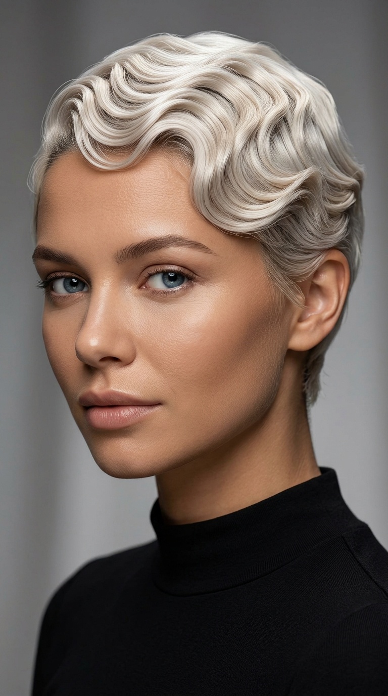 Platinum Blonde Waves