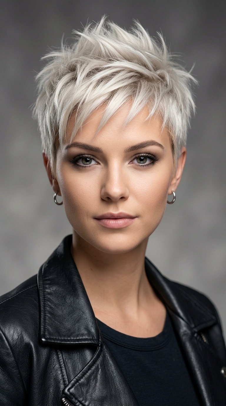 Platinum Pixie Spikes