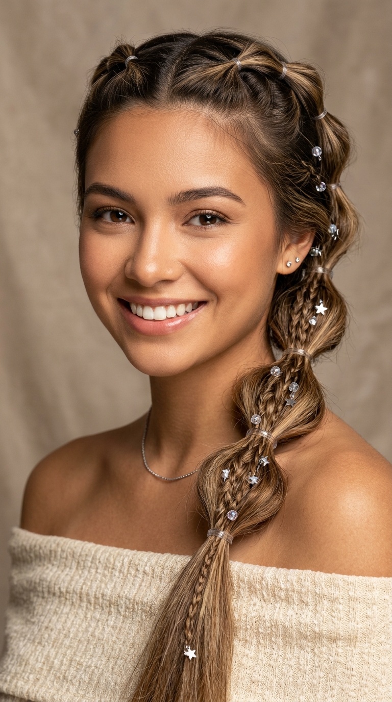 Playful Bubble Braid