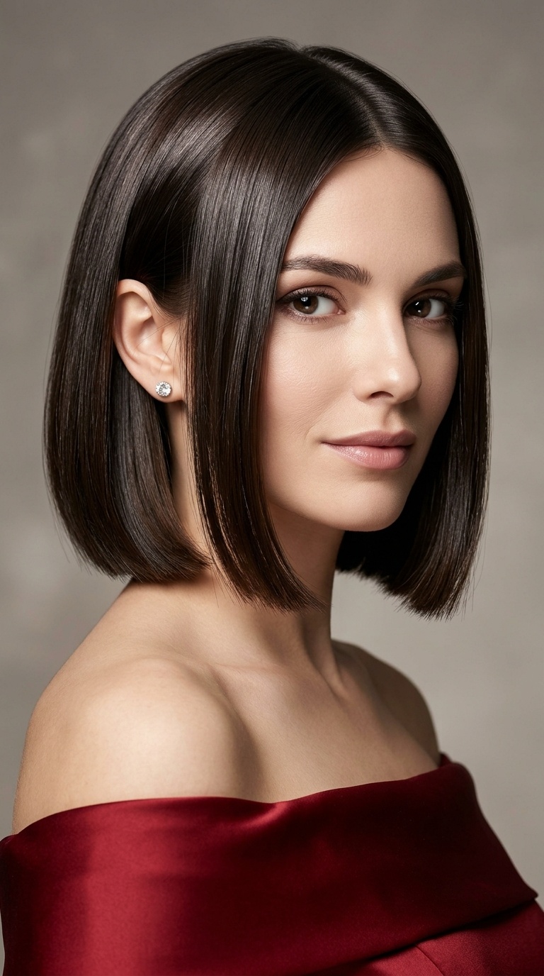 Polished Blunt Bob